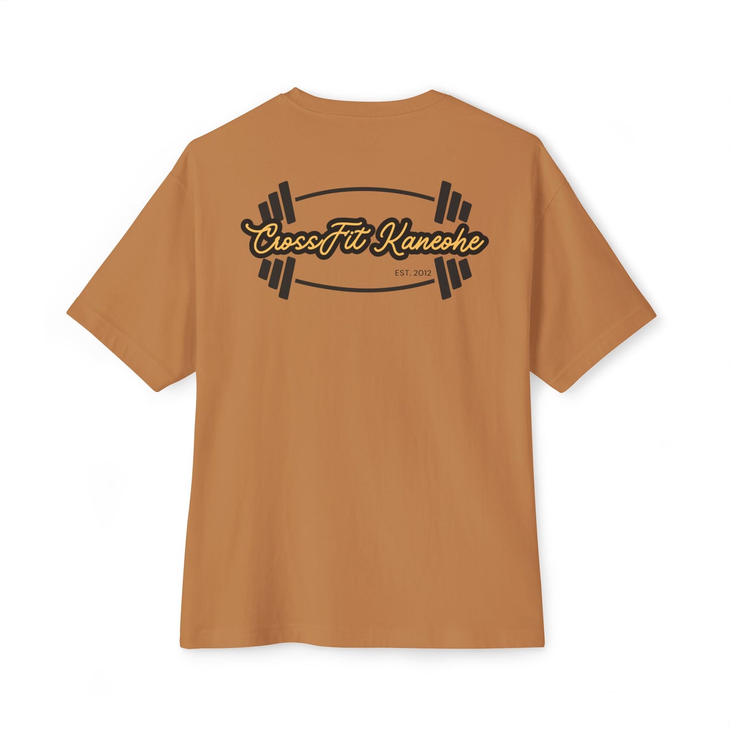 (Coach's Print) CrossFit Kaneohe Barbells Unisex Oversized Boxy Tee