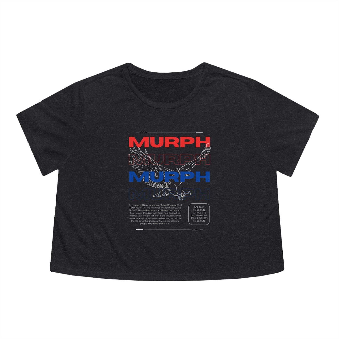 Murph 2024 - Women's Flowy Cropped Tee