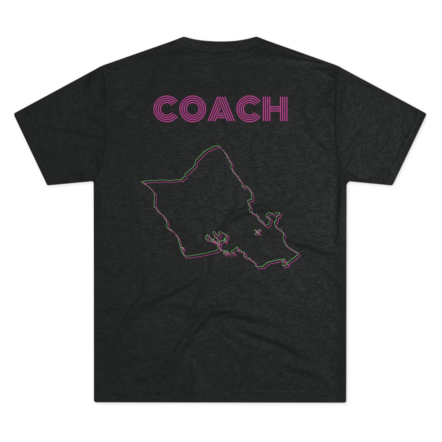 (Coach's Print) 2024 Open - Unisex Tri-Blend Crew Tee