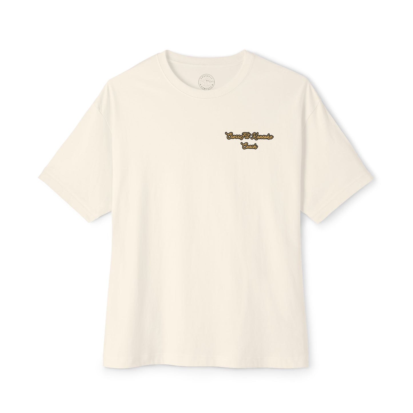 (Coach's Print) CrossFit Kaneohe Barbells Unisex Oversized Boxy Tee