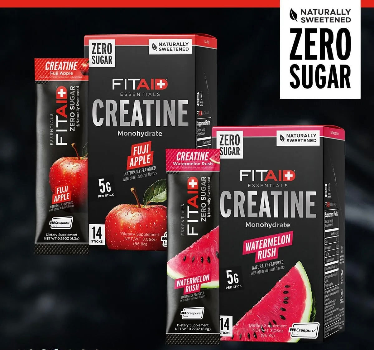 FitAid Creatine Single Serve Boxes